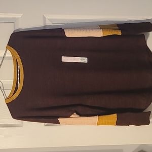 SO BRAND WOMEN'S COZY BEAUTIFUL WINE COLOR PULLOVER SWEATER SIZE LARGE